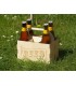 Wooden beer bottle carry case, beer carry box.