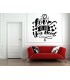 Love is all you need romantic bedroom wall sticker.