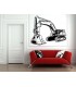 Digger wall sticker for bedroom wall decoration.
