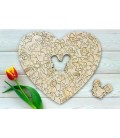 Love is wall puzzle vectors set for laser cut.